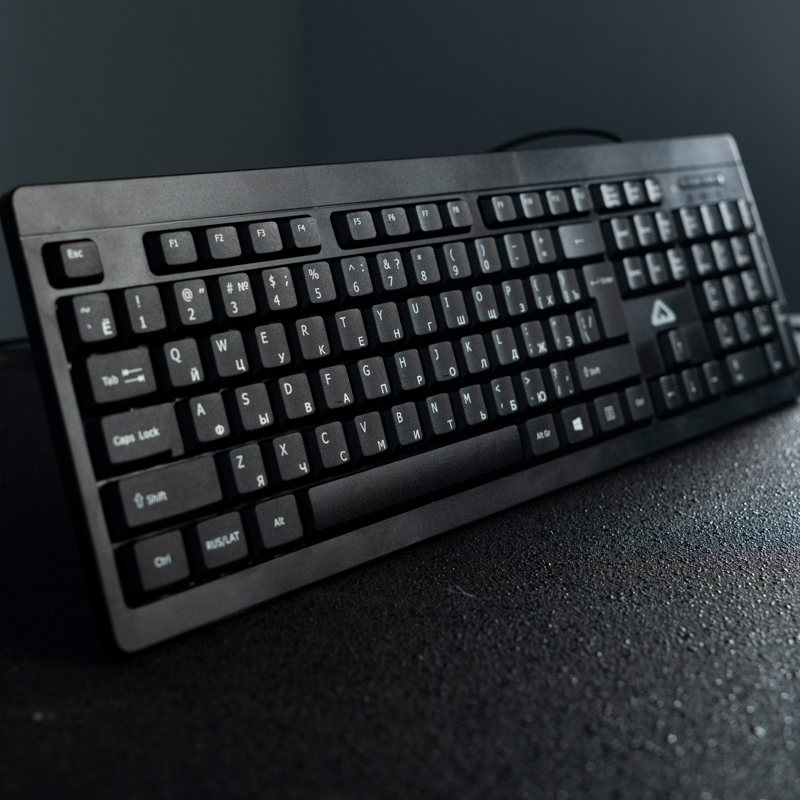 Клавиатура Бештау КЛ104РУ черный USB кабель 1.8м