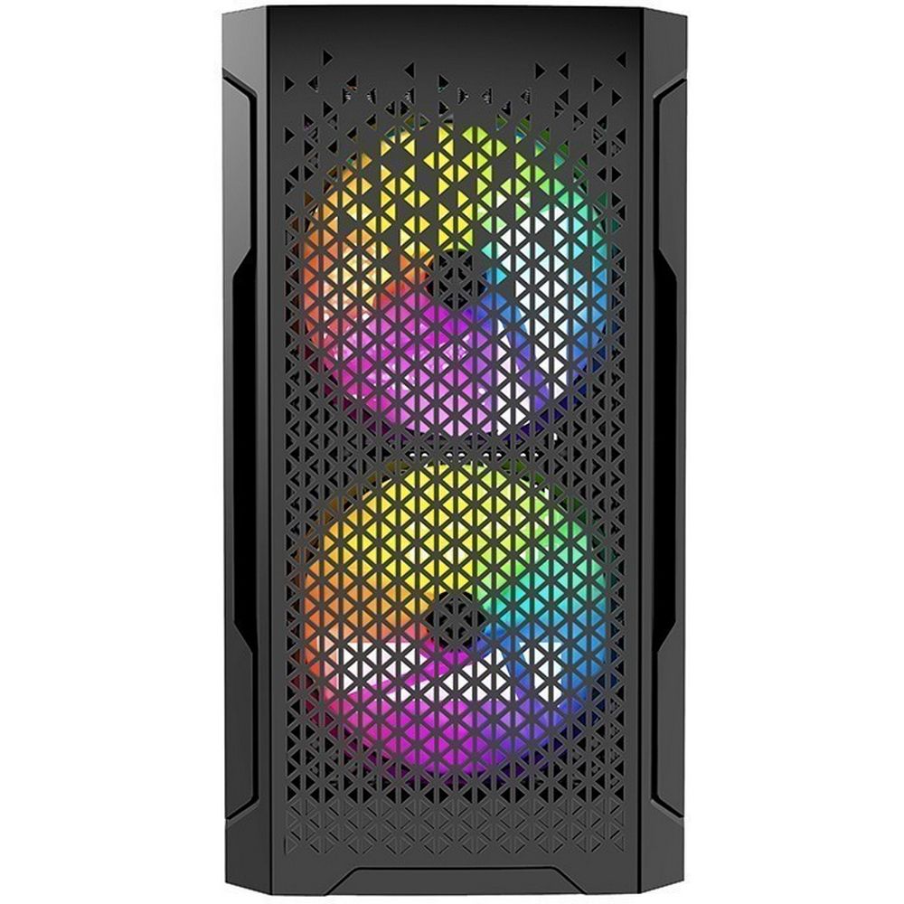Корпус Powercase Корпус Powercase Mistral Micro Z3B Mesh LED, Tempered Glass, 2x 140mm + 1х 120mm 5-
