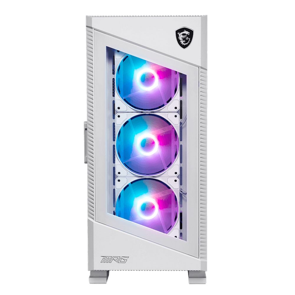 MPG VELOX 100R WHITE, Global, 2xUSB 3.0, 1xType C, 4x120mm ARGB Fan, ARGB