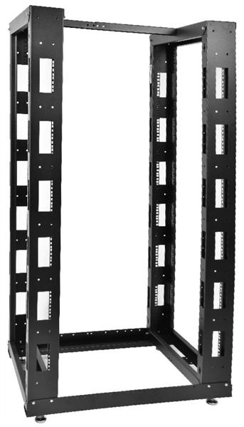 ЦМО Стойка телекоммуникационная универсальная 24U двухрамная,цвет черный (СТК-24.2-9005) (в одной ко