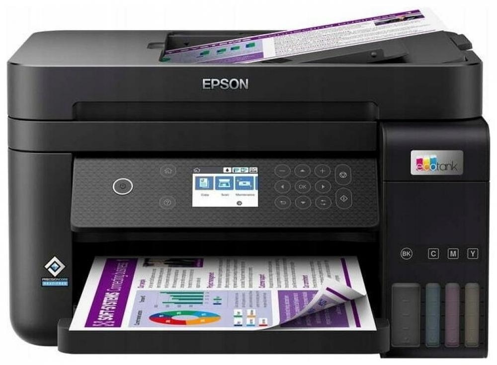 МФУ струйный Epson L6270 (C11CJ61507/61407/64407) A4 Duplex Net WiFi черный