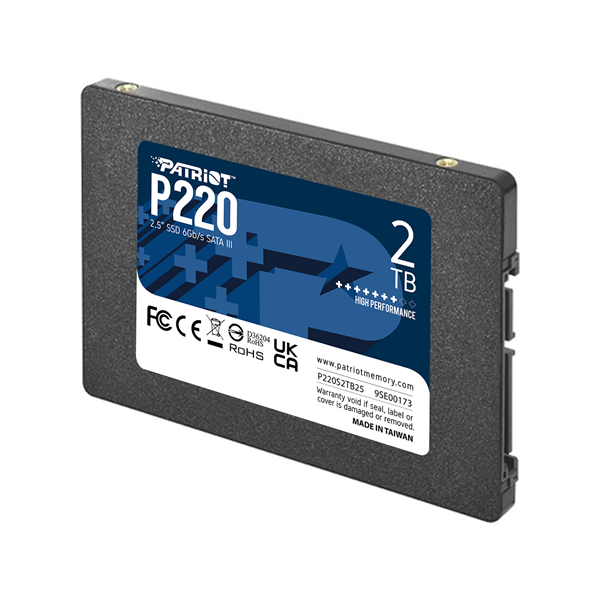 Накопитель SSD Patriot SATA-III 2TB P220S2TB25 P220 2.5"