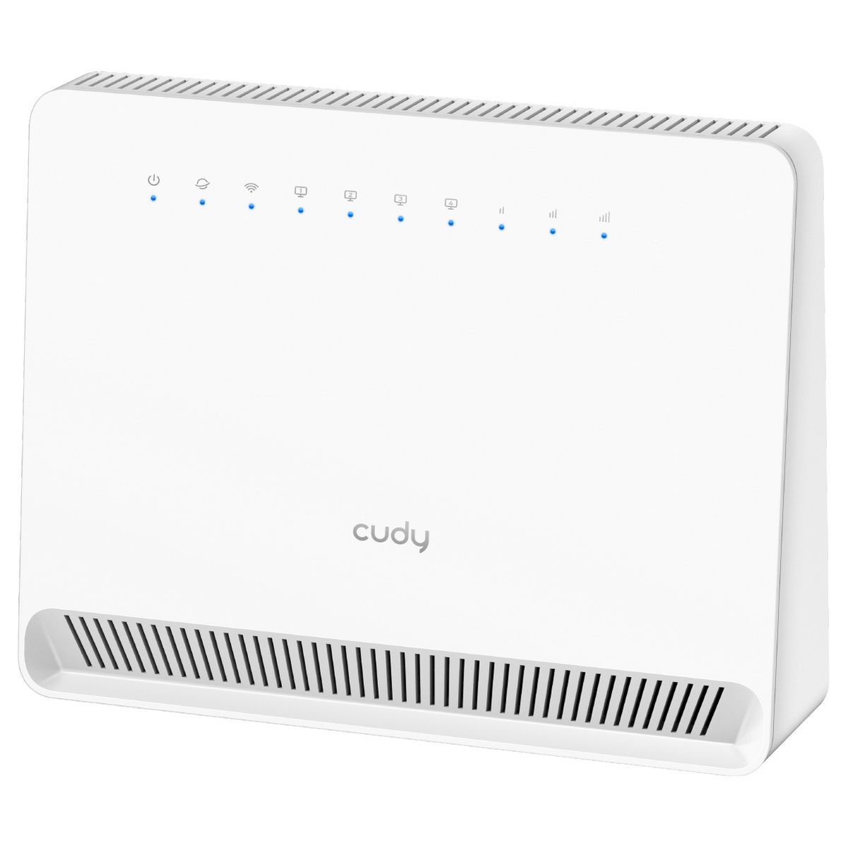 Модем CUDY N300 Wi-Fi 4G LTE-Cat4 Router, build-in 4G LTE modem,  4 10/100M RJ45 Ports, Nano SIM Slo
