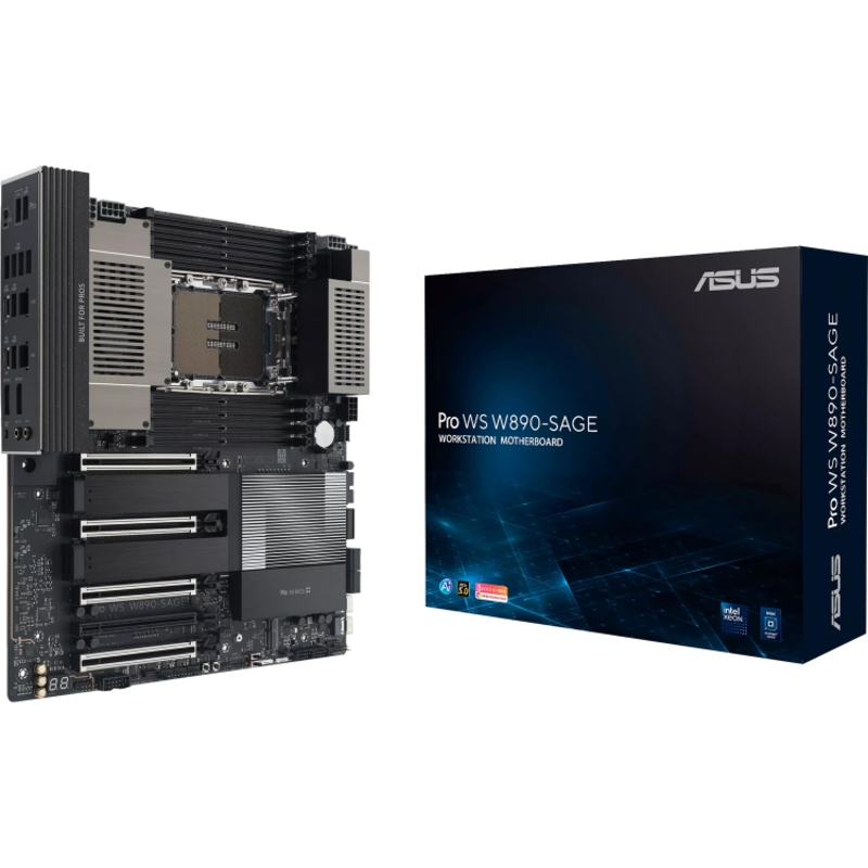 Материнская плата серверная ASUS PRO WS W890-SAGE LGA4710 EEB 8xDDR5 7xPCIEx16