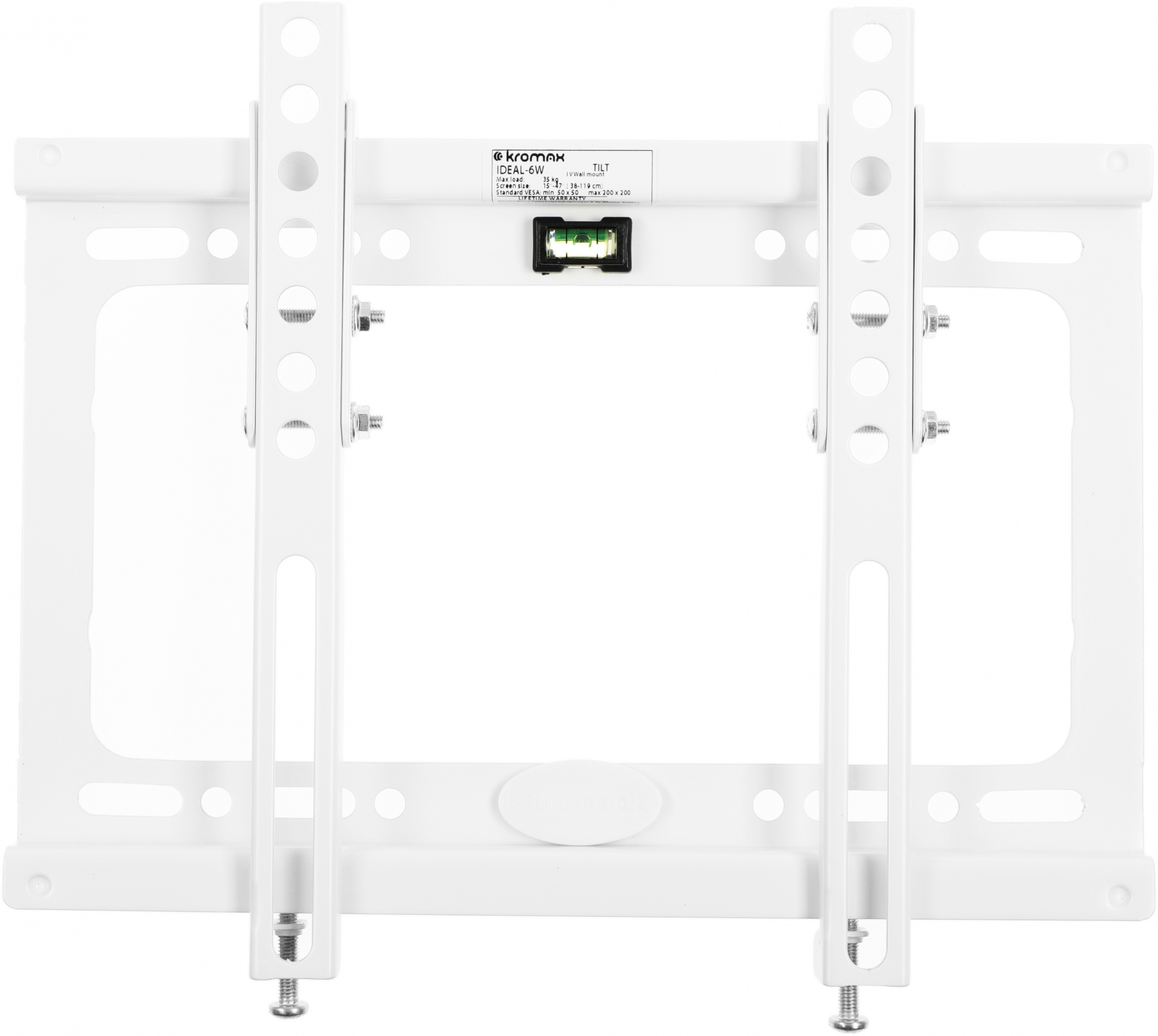 Кронштейн для телевизора Kromax IDEAL-6 белый 15"-47" макс.35кг настенный наклон