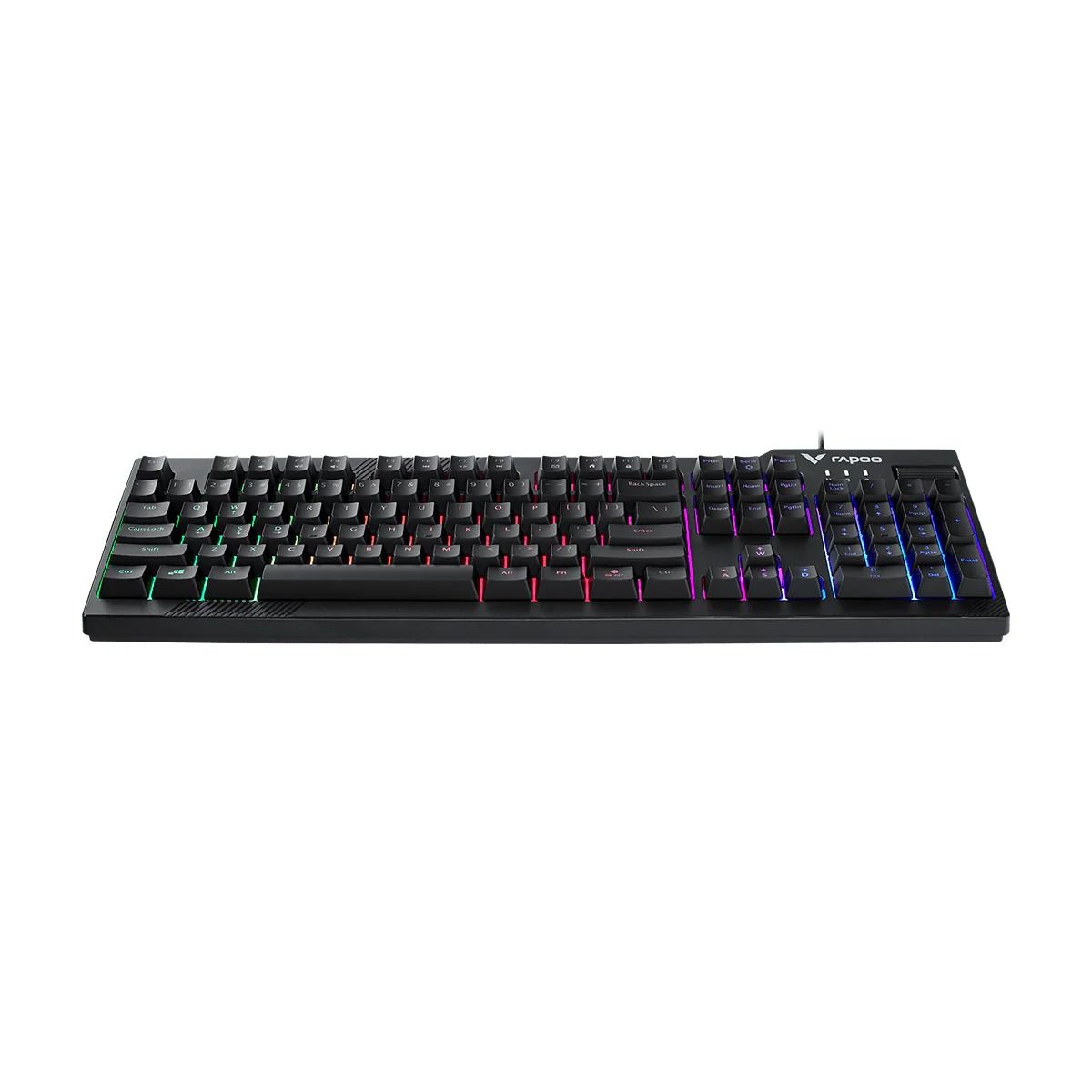 RAPOO Игровая клавиатура проводная V50S, цвет - черный