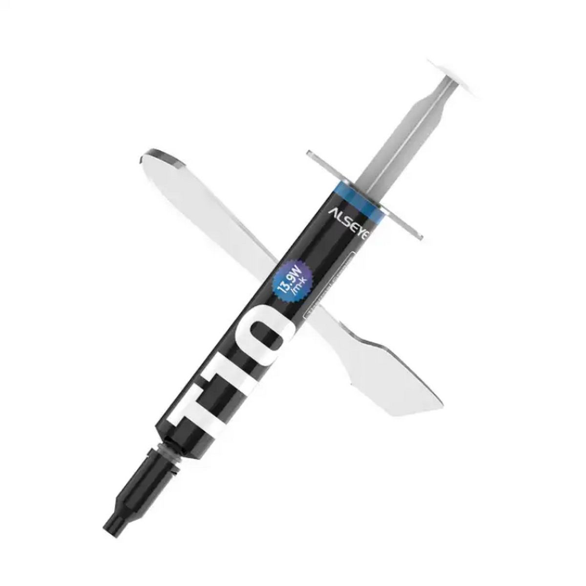 Термопаста ALSEYE T10 Thermal conductivity: 13.9W/m-k
 Color: Gray
 Conductivity: non-conductive spe
