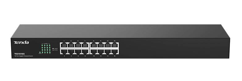 Коммутатор Tenda TEG1016G (L2) 16x1Гбит/с неуправляемый