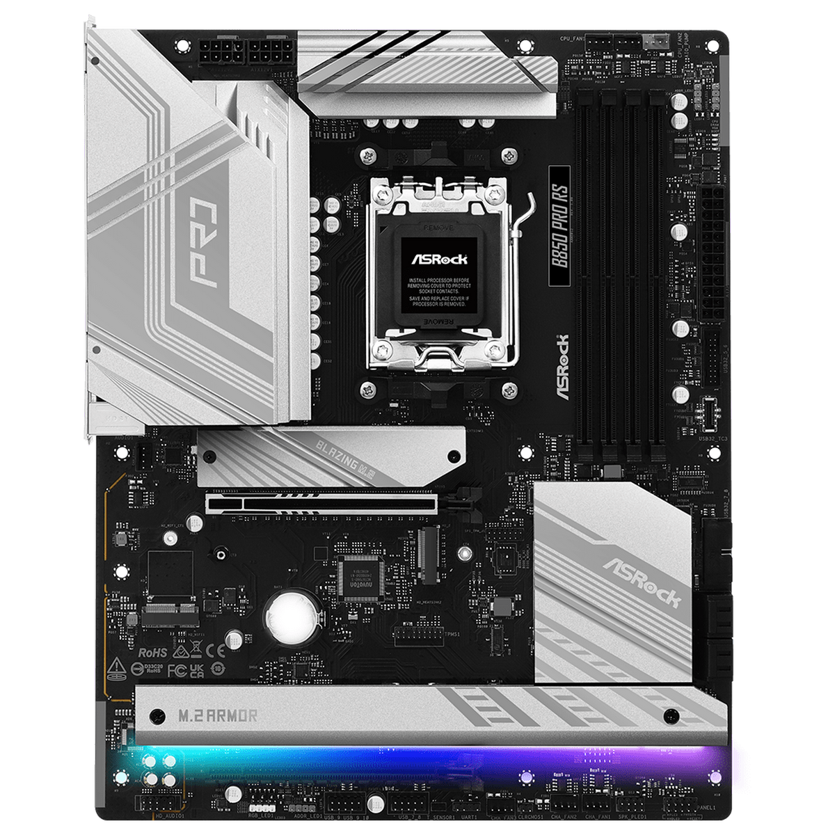 Материнская плата Asrock B850 PRO RS Socket AM5 AMD B850 ATX AC`97 8ch(7.1) 2.5Gg RAID+HDMI
