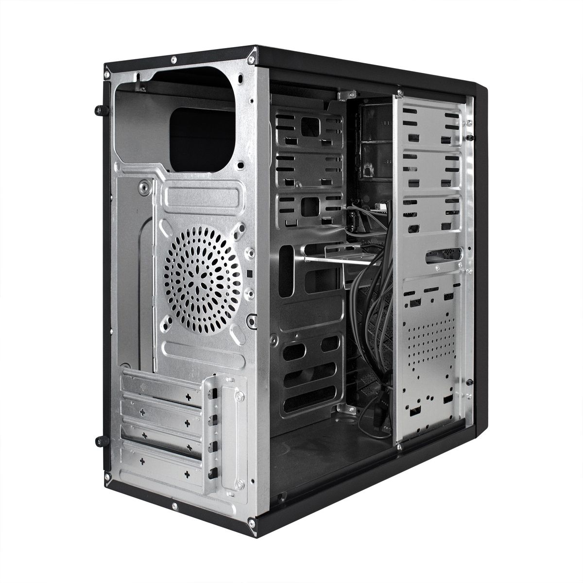 Корпус Minitower ExeGate BA-204U  (mATX, без БП, 2*USB+2*USB3.0, аудио, черный)