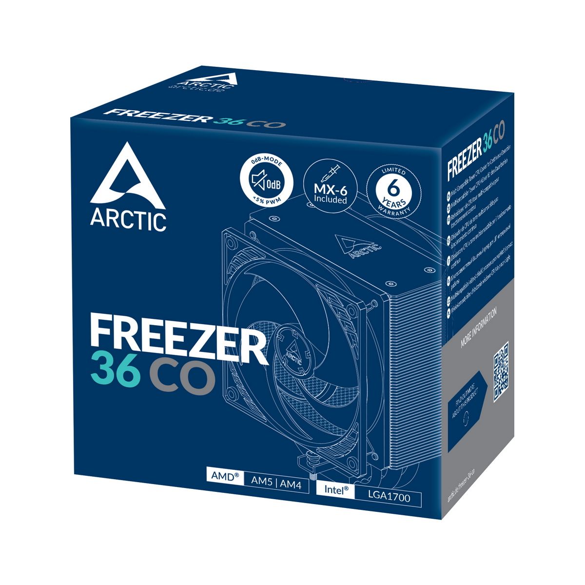 Вентилятор для процессора Arctic Cooling Вентилятор для процессора Arctic Freezer 36 CO - Retail (In