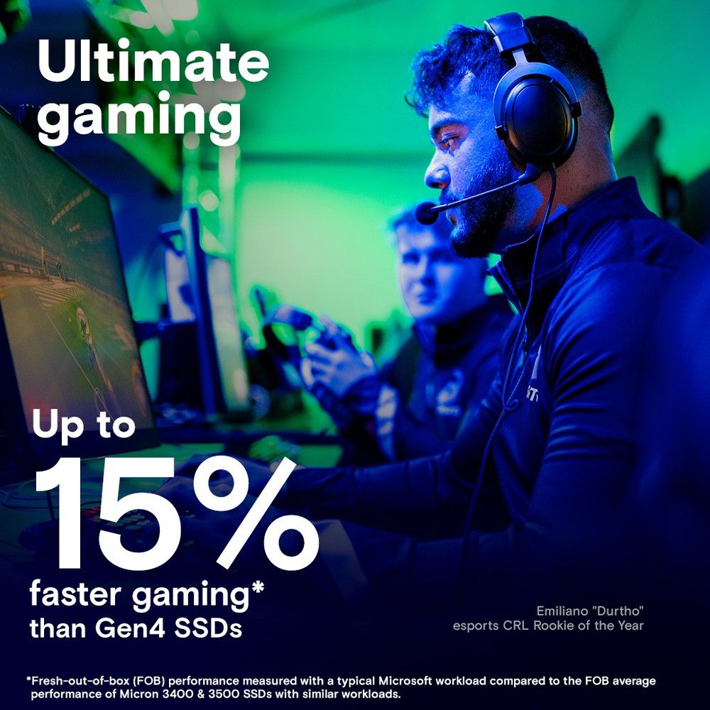 Твердотельный накопитель SSD Crucial T705 1TB PCIe Gen5 NVMe M.2 SSD with heatsink CT1000T705SSD5