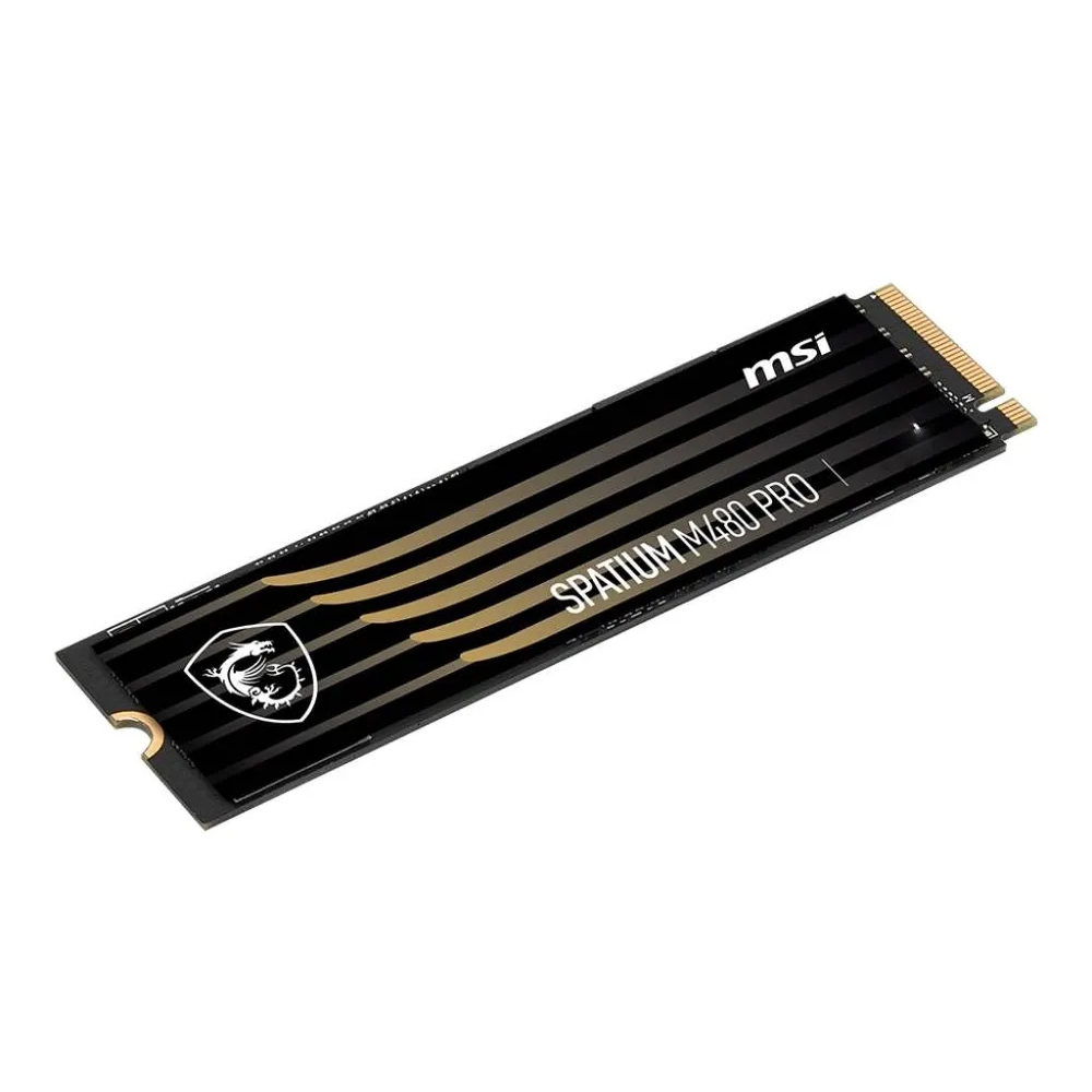 M.2 2280 1TB MSI SPATIUM M480 Pro Client SSD PCIe Gen4x4 with NVMe, 7400/6000, IOPS 750/1000K, MTBF 