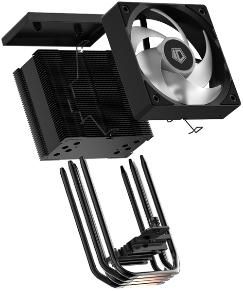 Устройство охлаждения(кулер) ID-Cooling SE-904-XT ARGB Soc-AM5/AM4/1200/1700/1851 черный 4-pin 14-29