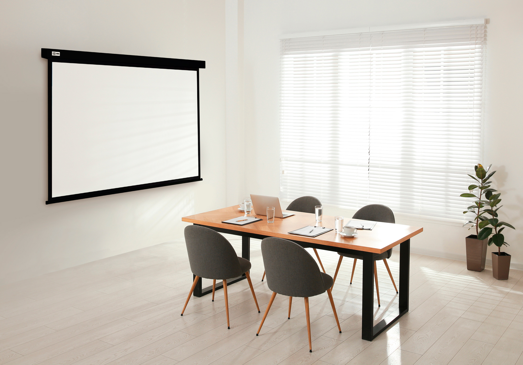 Экран Cactus 135" 168x299см Wallscreen CS-PSW-168X299-BK 16:9 настенно-потолочный рулонный черный