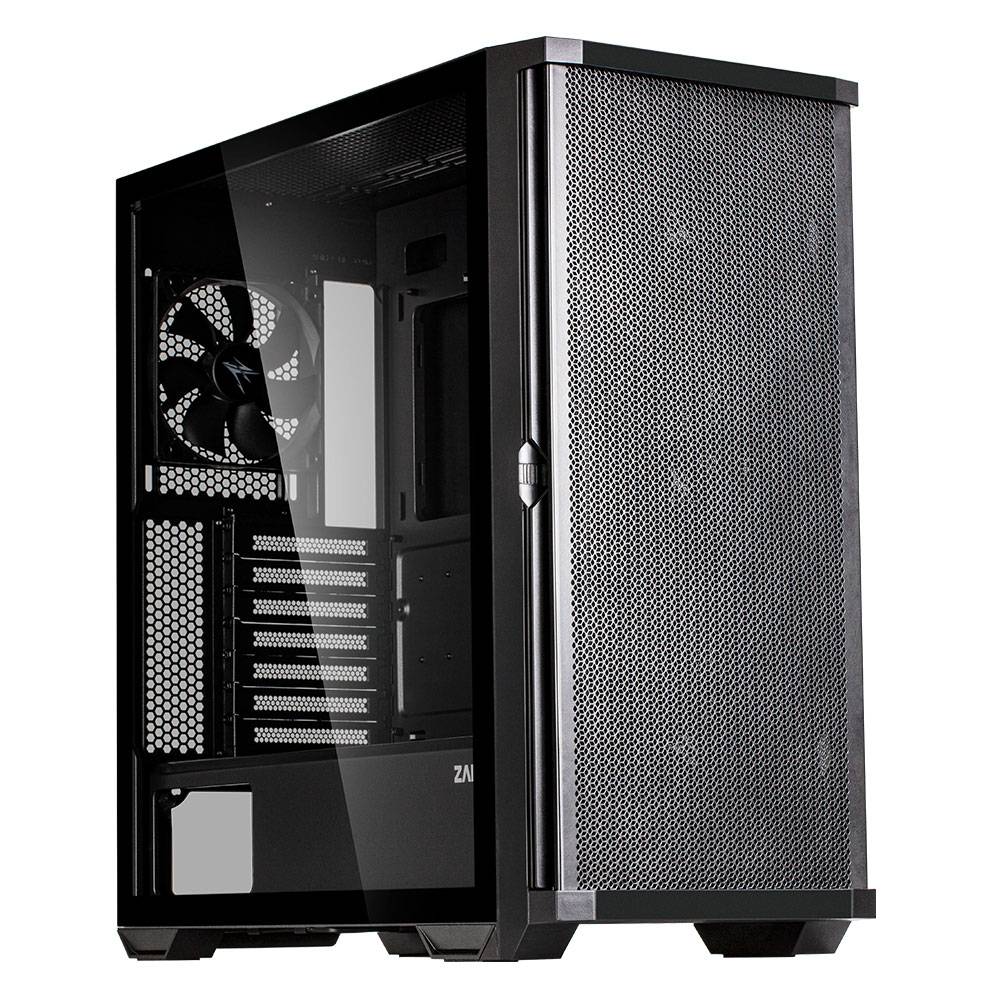 корпус ZALMAN Z10, ATX, BLACK, WINDOW, 2x3.5", 2x2.5", 2xUSB3.0, 1xUSB 3.1 Type-C, FRONT 3x140mm, RE