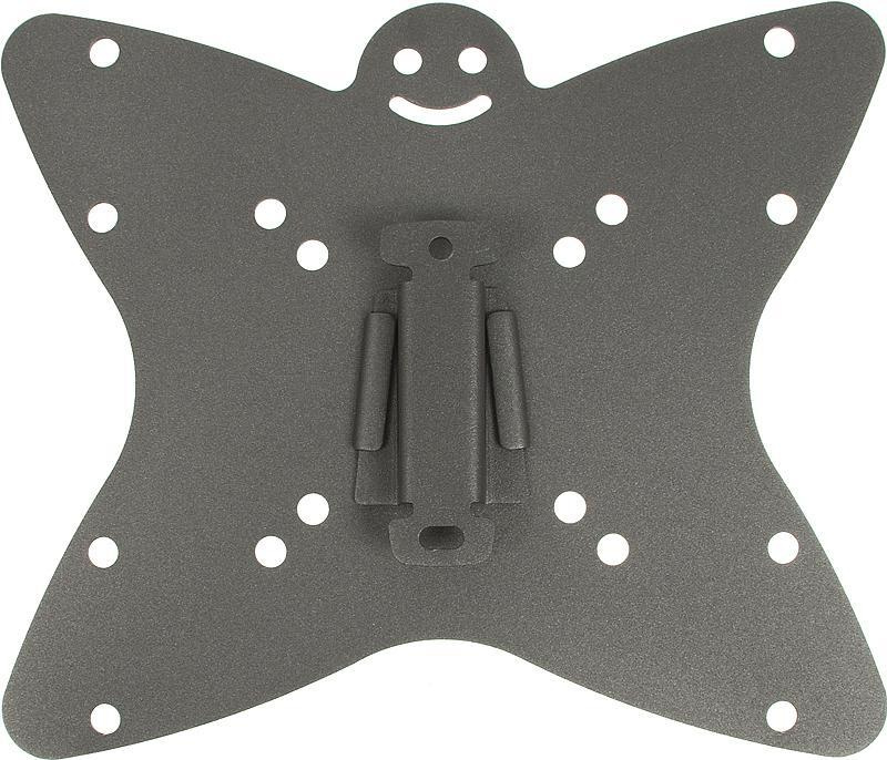 Кронштейн для телевизора Holder LCDS-5049 металлик 19"-32" макс.30кг настенный фиксированный