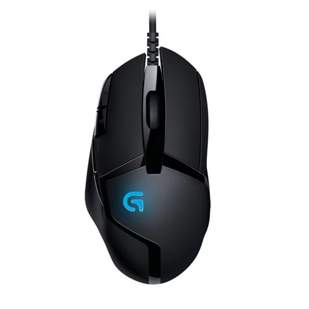 Мышь игровая Logitech G402 Hyperion Fury черная, лазерная, 4000dpi, USB, 2м, 8 кнопок, подсветка, по