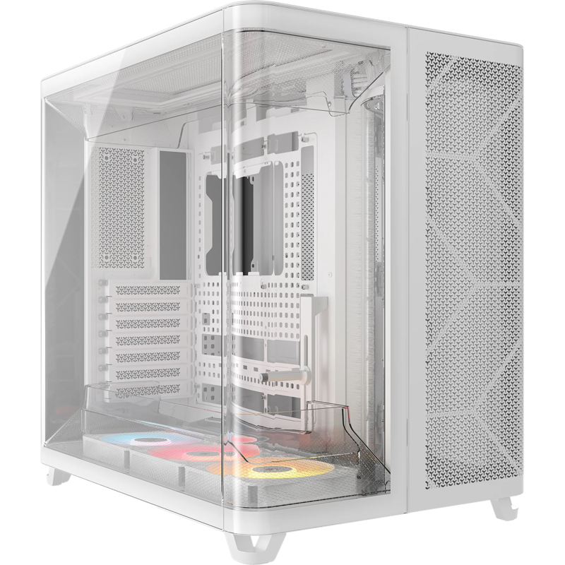 Корпус Corsair AIR 5400 RS-R ARGB, Midi-Tower, TG, 3x120mm ARGB reverse fans, 2xUSB-A 3.2, 1xUSB 3.2