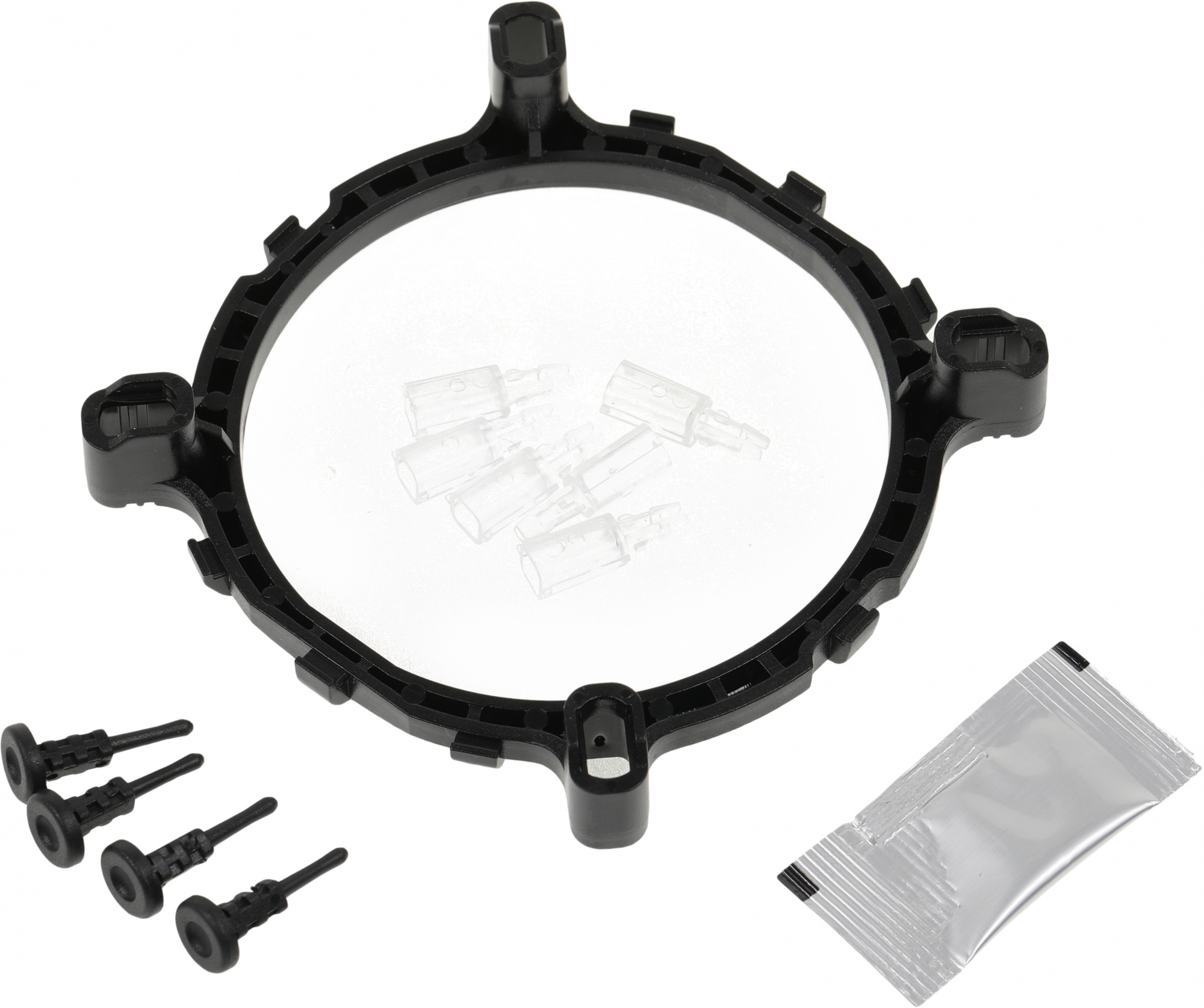 Устройство охлаждения(кулер) ID-Cooling DK-01 Soc-AM5/AM4/1200/1700/1851 черный 4-pin 29dB Al 95W 19