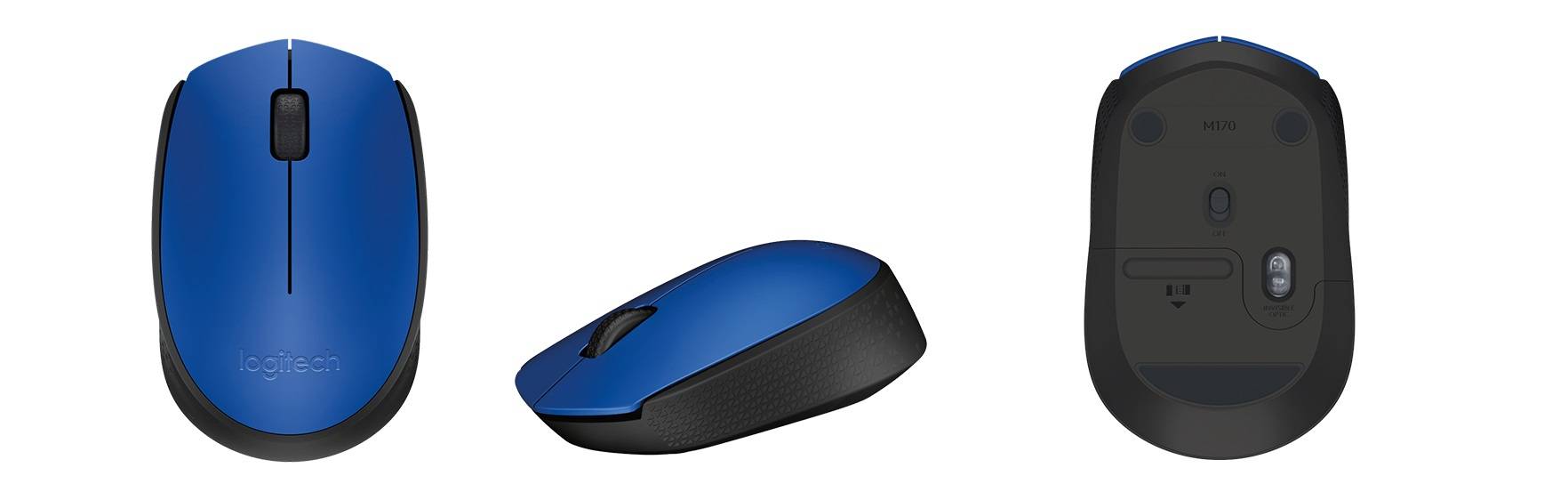 Мышь Logitech Wireless Mouse M171, blue [910-004640]
