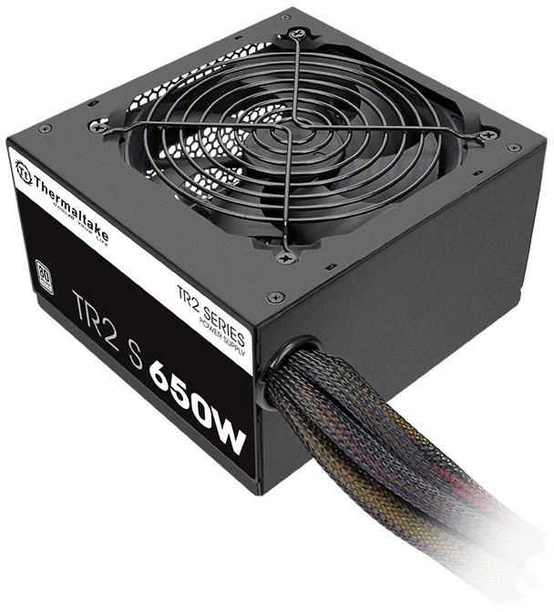 Блок питания Thermaltake ATX 650W TR2 S V2 80+ white (20+4pin) APFC 120mm fan 5xSATA RTL