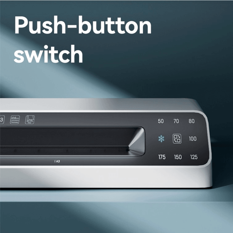 Ламинатор A3, холодный и термич.способ ламинирования, 8 режимов, скорость 270 мм/мин, прогрев  5мин.