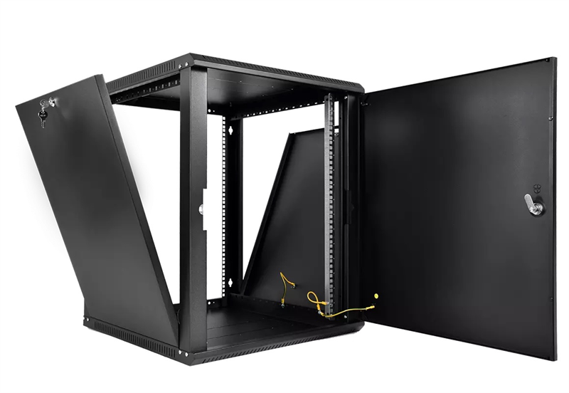 шкаф ЦМО Шкаф телекоммуникационный настенный разборный ЭКОНОМ 15U (600  650) дверь металл, цвет черн