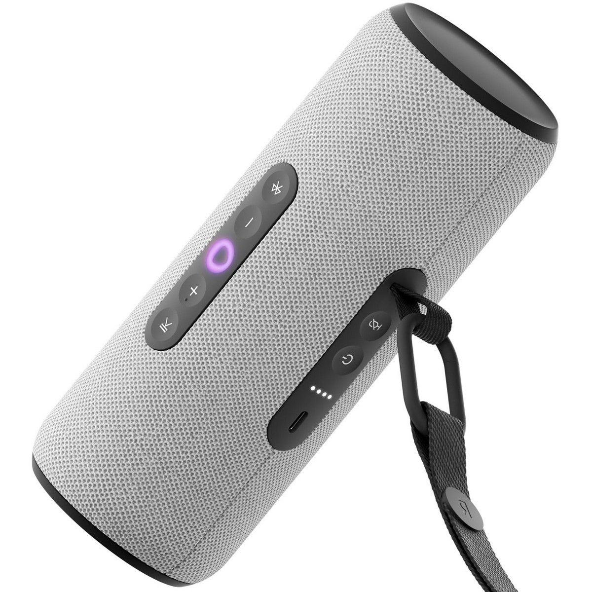 Умная колонка Yandex Стрит Алиса серый 30W 2.0 BT/Wi-Fi 10м 3300mAh (YNDX-00030GRY)