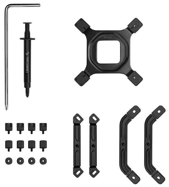 Устройство охлаждения(кулер) Deepcool AK700 Digital NYX Soc-AM5/AM4/1200/1700/1851 черный 4-pin 21-3