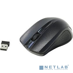 Мышь Оклик 485MW черный оптическая 1600dpi беспров. USB для ноутбука 3but (997819)