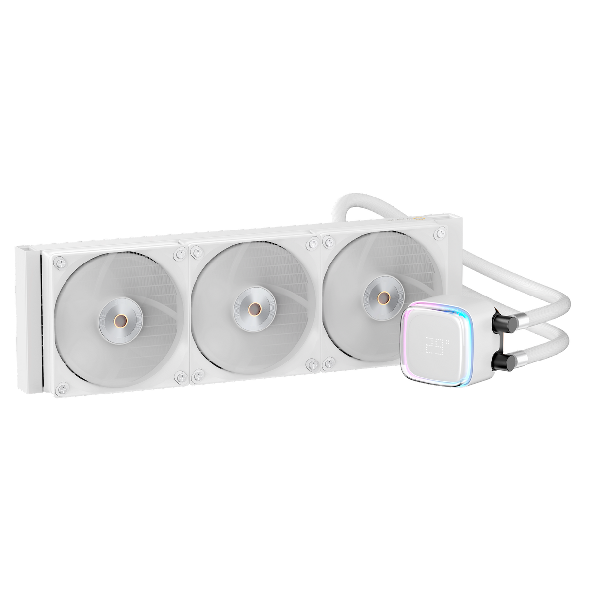 Вентилятор Cooler Ocypus Iota L36 WH ARGB White 300W/ All Intel/ AMD AM*/ Digital display / Screws