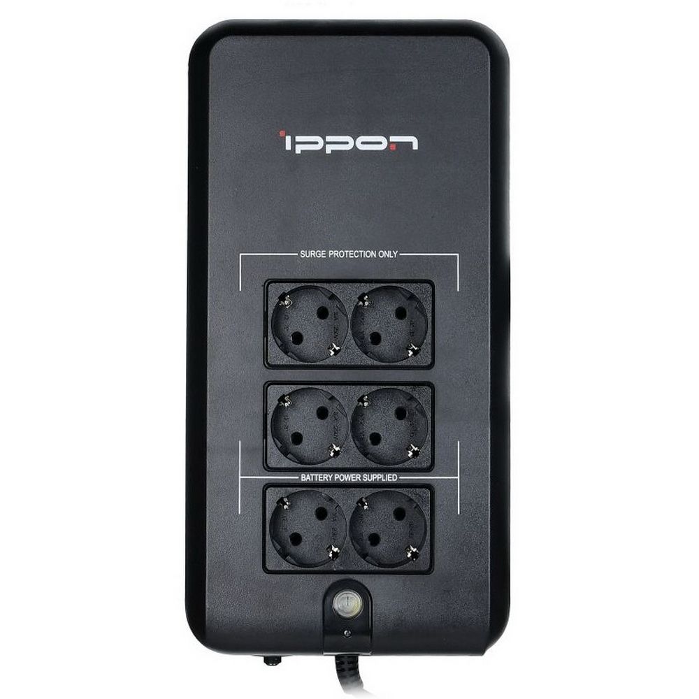 Источник бесперебойного питания Ippon Back Verso 800 420Вт 800ВА черный