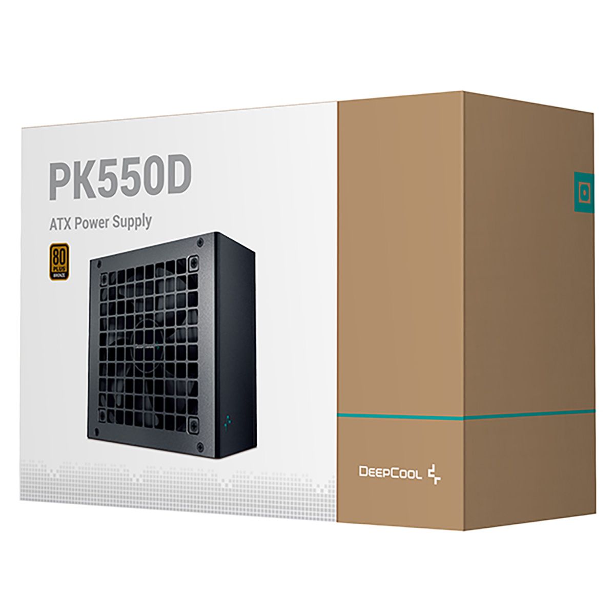 Блок питания Deepcool GAMERSTORM PK550D (ATX 2.4, 550W, PWM 120mm fan, Active PFC+DC to DC, 80+ BRON