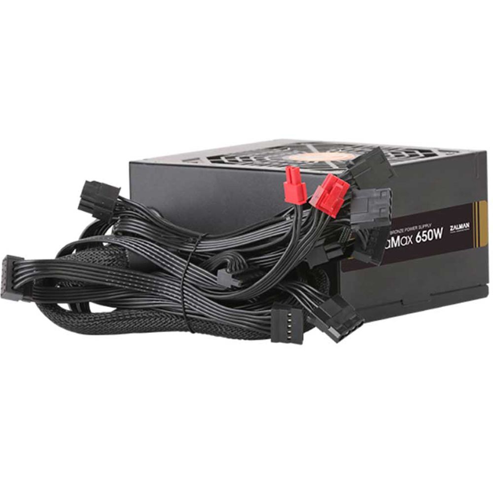 Блок питания Zalman ZM650-GVII, 650W, ATX12V v2.31, EPS, APFC, 12cm Fan, 80+ Bronze, Retail