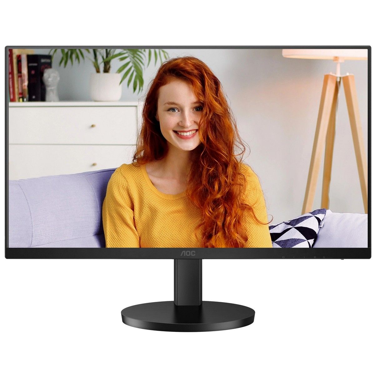 Монитор AOC 27" Basic-Line U27B3AF черный IPS LED 16:9 HDMI M/M матовая HAS 350cd 178гр/178гр 3840x2