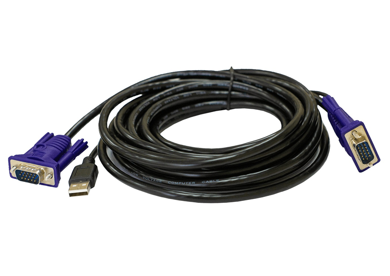 Кабель ORIGO Кабель KVM с разъемами VGA и USB, 5 м