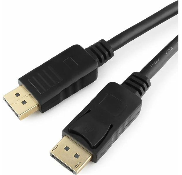 Кабель DisplayPort Gembird, 1.8м, 20M/20M, черный, экран, пакет [CC-DP-6]