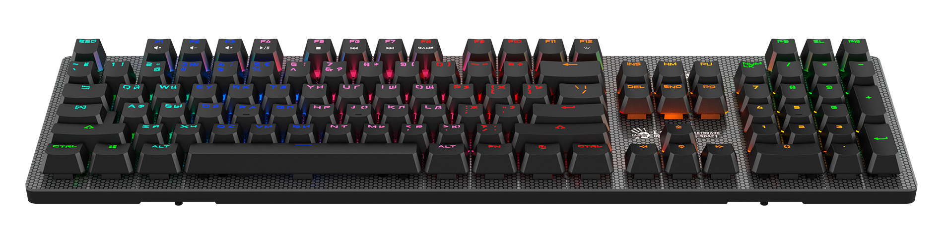 Клавиатура A4Tech Bloody B810R NetBee механическая черный USB Multimedia for gamer LED (B810R (NETBE