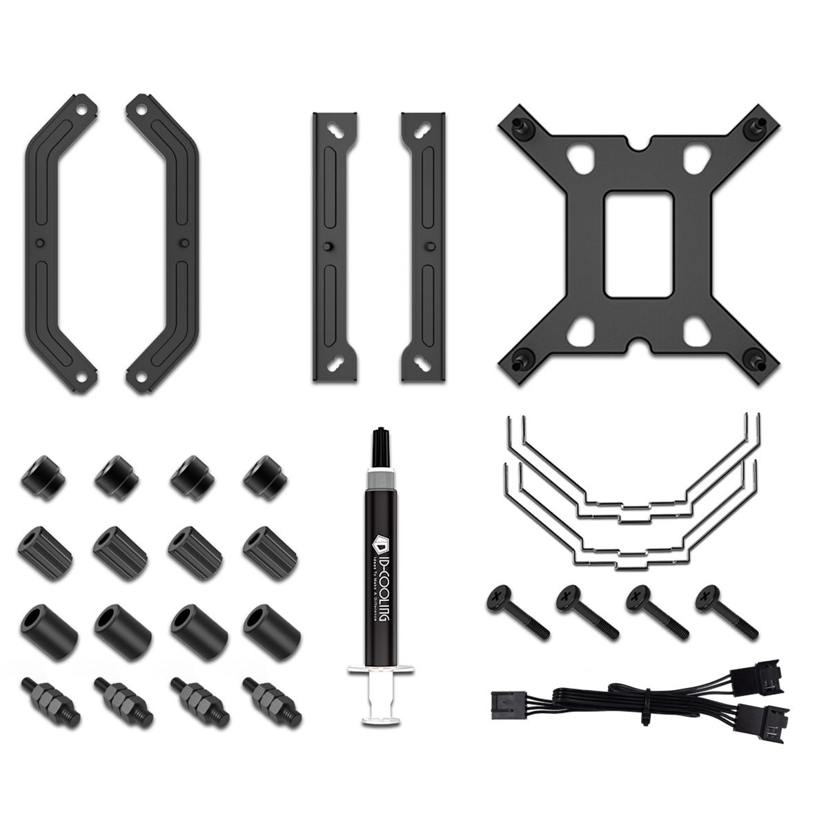 Устройство охлаждения(кулер) ID-Cooling SE-225-XT V2 Soc-AM5/AM4/1151/1200/2066/1700 черный 4-pin 15