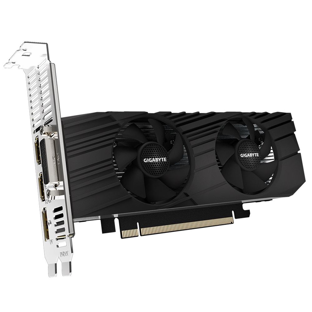 Видеокарта Gigabyte GTX1650 D6 Low Profile 4GB GDDR6 128-bit HDMIx2 DP DVI-D GDDR6 128-bit HDMIx2 DP