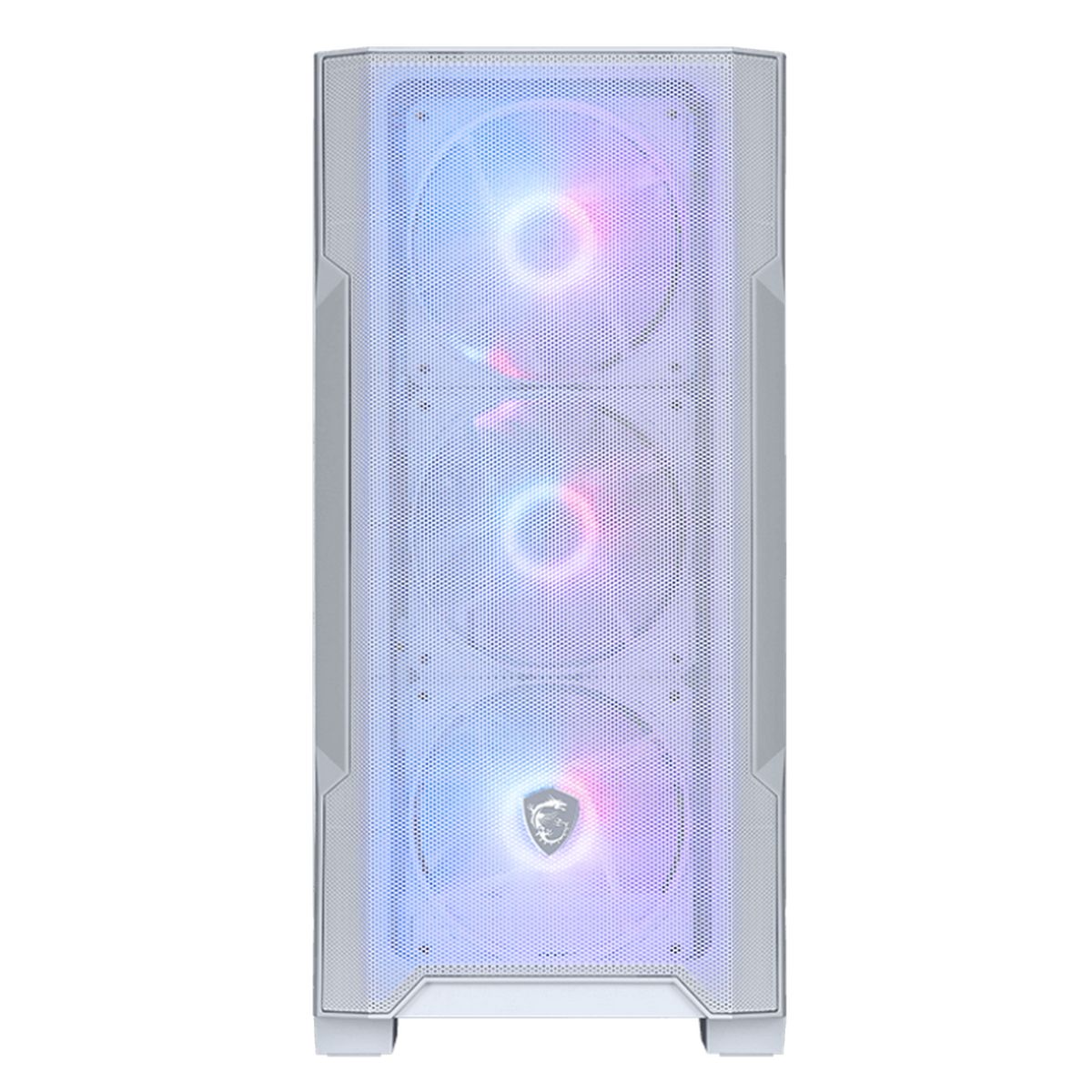 Корпус MSI MAG FORGE M100R WHITE Mini-Tower, MATX, 1xUSB 3.0, 2xUSB 2.0, 4x120mm ARGB Fan, ARGB Cont