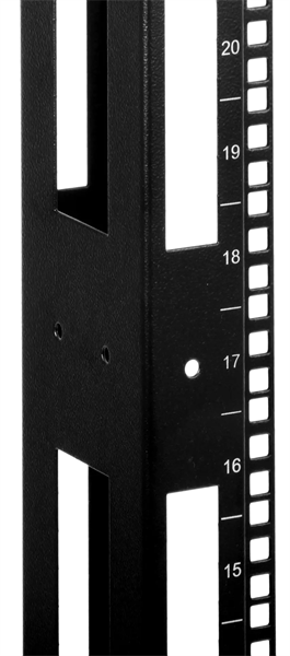 Стойка ЦМО Стойка телекоммуникационная универсальная 42U однорамная, цвет черный