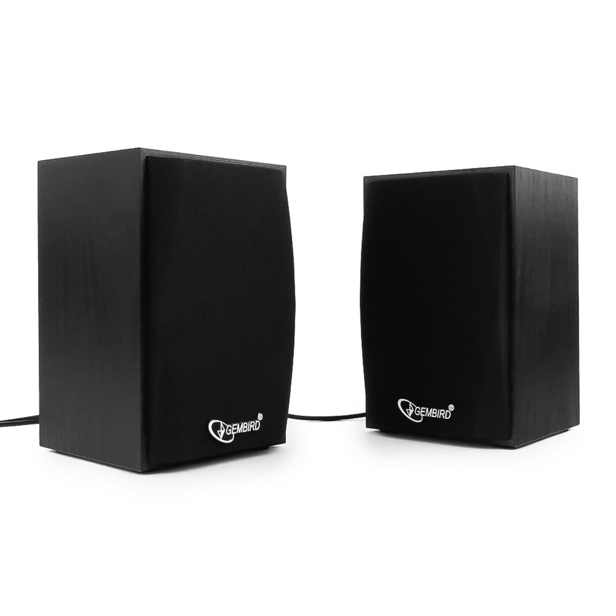 Акустич. система 2.0 Gembird SPK-201, МДФ, черный, 5 Вт, регулятор громкости, USB-питание