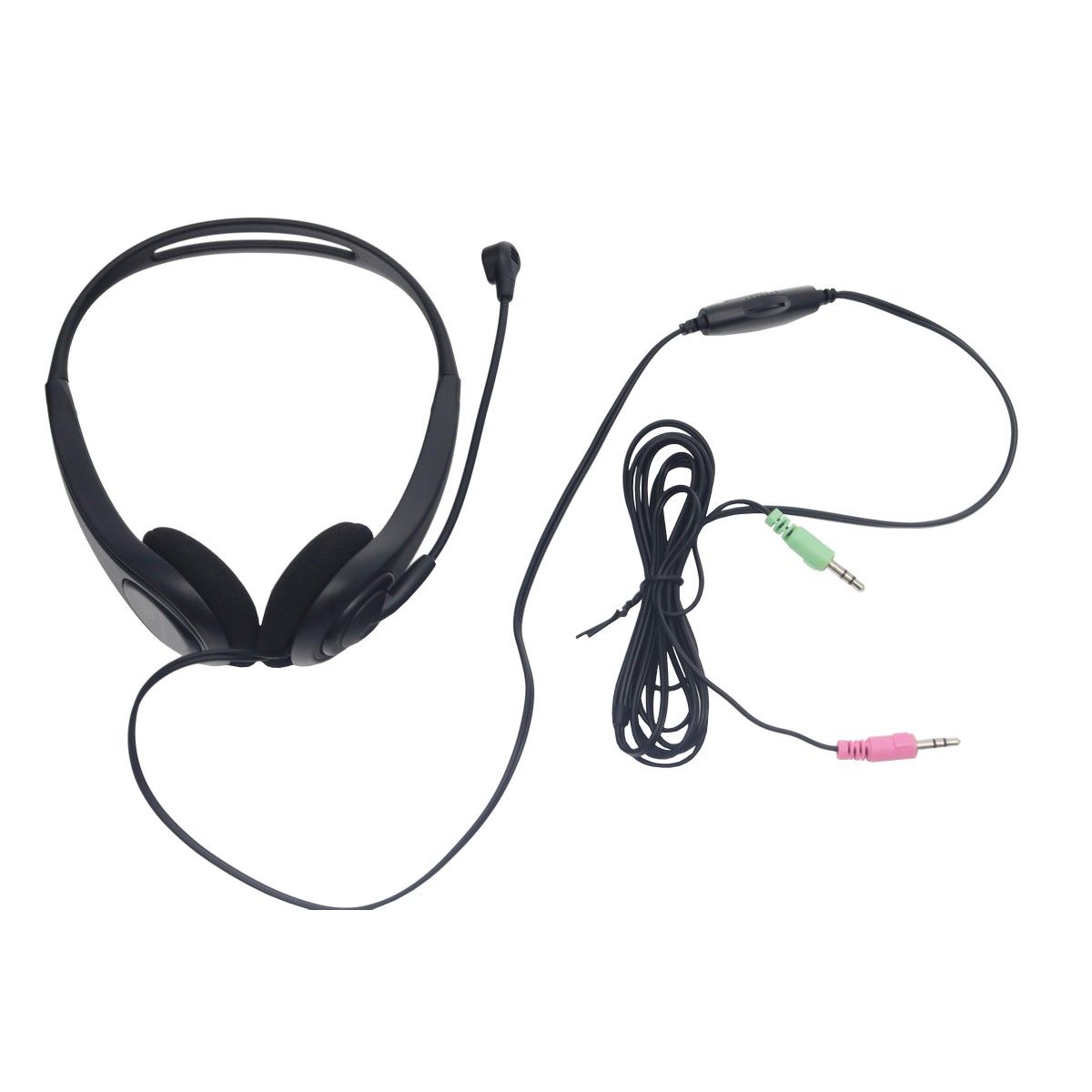 Наушники Raskat Standart 2J (30мм, 60Ом, 105±3дБ, 20-20000Гц, микрофон, 2х3,5мм Jack, 2,2м)