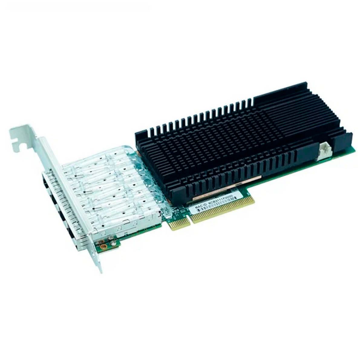 Сетевой адаптер LR-LINK LRES1027PF-4SFP28 Intel E810  CAM1 PCI-E 3.0 x8 25GB 4 x SFP+ / 2 x 25GB