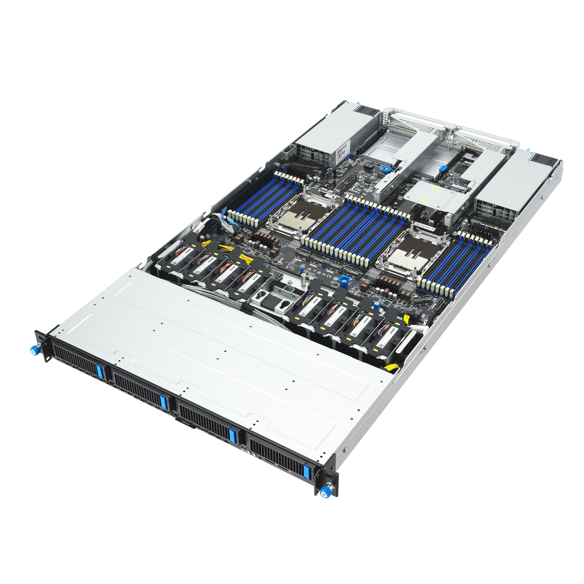 Серверная платформа ASUS RS700-E12-RS4U, 1U, 2 x Intel Xeon 6 LGA 4710, 32 x DDR5 6400, 4x 2.5"/3.5"