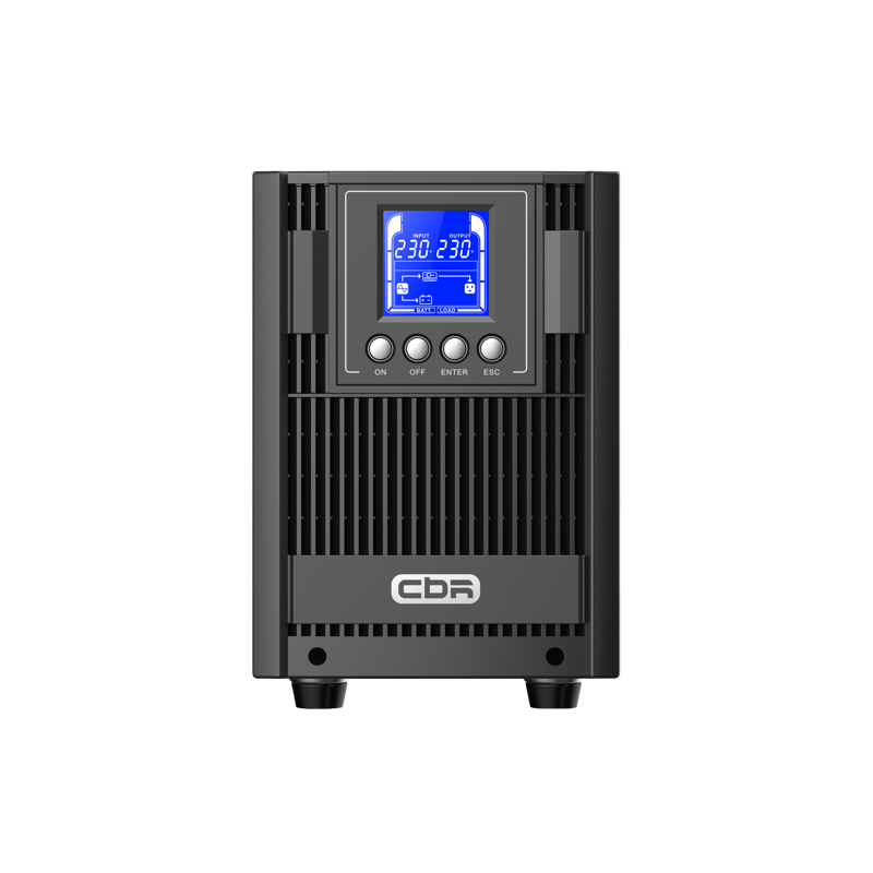 ИБП CBR [ESN-2KT-4F-LCHERSC] Online 2000VA/2000W Tower 4 x Schuko, LCD, HID-USB, RS232, EPO, SNMP sl