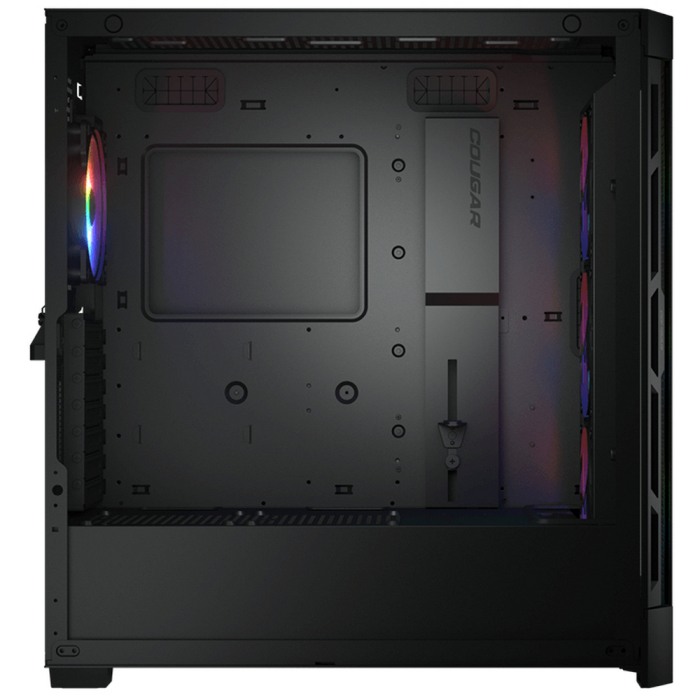 Корпус Cougar Airface Pro RGB Black, 4х120mm ARGB Fan, ARGB Fan Hub, без БП, черный, E-ATX