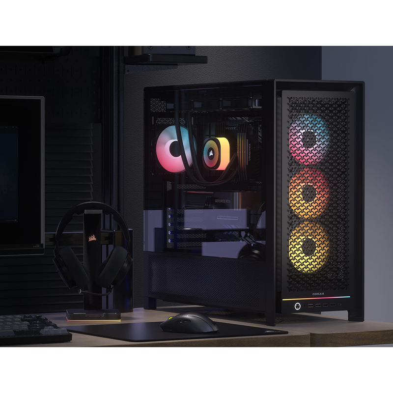 Корпус Corsair Frame 5000D RS ARGB High-Airflow, Midi-Tower, TG, 4x140mm ARGB, 4xUSB-A 3.2, 1xUSB 3.